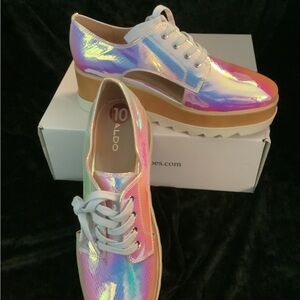 Aldo Iridescent Women's Platform Shoes